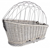 Fahrradkorb F&uuml;r Gep&auml;cktr&auml;ger, Kunststoff 35&times;49&times;55cm Grau
