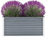 Garten-hochbeet Verzinkter Stahl 100x40x45 Cm Grau Vidaxl