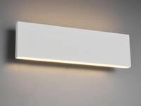 Flache Led Wandleuchte Concha Up And Down Mit Dimmer, Wei&szlig;, Breite 28cm