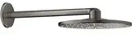 Rainshower Smartactive - Kopfbrause 310, Duscharm 43 Cm, 2 Strahlarten, Hard Graphite