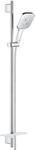 Grohe Rainshower Smartactive 130 Cube Brausestangenset, 3 Strahlarten, Brausestange