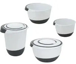 Spetebo - R&uuml;hrsch&uuml;ssel Set 4 Tlg - 1,5 Bis 5 Liter - Salatsch&uuml;ssel Kochsch&uuml;ssel