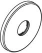 Rosette F&uuml;r Brausenmischer Unterputz 150mm Chrom