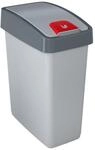 Keeeper Premium Abfallbeh&auml;lter Mit Flip-deckel, Soft Touch, 25 L, Magne, Silber