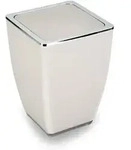 Trendline - Kosmetikeimer Cube 5l Beige M&uuml;lleimer Schwingdeckeleimer Badeimer