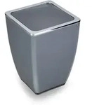 Trendline - Kosmetikeimer Cube 5 L Anthrazit M&uuml;lleimer Schwingdeckeleimer...