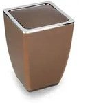 Trendline - Kosmetikeimer Cube 5l Cappuccino M&uuml;lleimer Schwingdeckeleimer...
