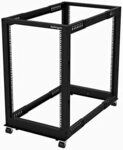 Startech Offenes Rack 18u Schwarz Robustes Stahl 142 Cm