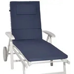 Rollliegenauflage Loft Rl 200x60x5cm Dunkelblau - Beautissu