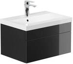 Home Deluxe - Badm&ouml;bel Komplettset Wangerooge Made In Germany Farbe: Schwarz,