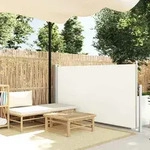 Ausziehbare Seitenmarkise 120&times;500 Cm Creme - Vidaxl