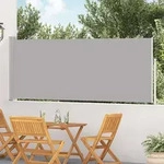 Ausziehbare Seitenmarkise 120&times;500 Cm Grau - Vidaxl
