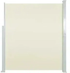 Ausziehbare Seitenmarkise 140&times;500 Cm Creme - Vidaxl