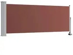 Ausziehbare Seitenmarkise 100x300 Cm Braun Vidaxl