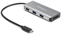 3-port Usb Hub Startech Hb31c3asdmb Silber