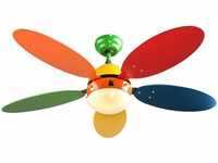 Smart Decken Ventilator Zugschalter Kinder Zimmer App Google Lampe im Set inkl....
