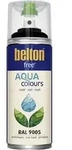 Free Lackspray Aquacolours 400 Ml Tiefschwarz Matt Spr&uuml;hlacke - Belton