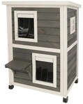 Kerbl Katzenhaus Family (l X B X H 57 X 55 X 80 Cm, Mit Bitumendach) 81639