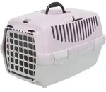 Trixie Capri 1 Transportkiste - Xs - 32 X 31 X 48 Cm - Hellgrau Und Lila - F&uuml;r Hund