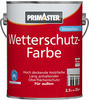 Primaster - Wetterschutzfarbe 2,5L Schiefer Holzfarbe UV-Schutz Wetterschutz