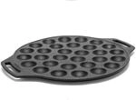 Petromax Poffertjespfanne Poff30 Gusseisen F&uuml;r 30 Mini-pfannkuchen 32x30x1,6 Cm