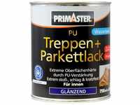 Primaster - pu Treppen- und Parkettlack 2 in 1 750ml Farblos Glänzend Dielenlack