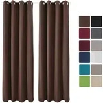 2er Set &radic;&ntilde;senschal Amelie Luna Thermo 140x245 Cm Braun