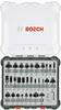 Bosch - Fräser Set Mixed 30 teilig 6 mm Schaft für Oberfräsen 2607017474