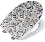 Wc-sitz Terrazzo High Gloss, Thermoplast, Mehrfarbig, Thermoplast Mehrfarbig,