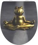 Toilettensitz Mit Absenkautomatik Relaxing Frog Duroplast Sch&uuml;tte
