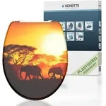 Sch&uuml;tte - Duroplast Wc-sitz Africa, Mit Absenkautomatik Und Schnellverschluss