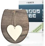 Sch&uuml;tte - Duroplast Wc-sitz Wood Heart, Mit Absenkautomatik Und Schnellverschluss