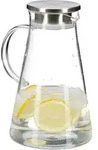 Glaskaraffe, 1,8 L, Mit Deckel, Wasser, Saft, Aromawasser, Sp&uuml;lmaschinenfest,
