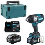 Akku-schlagschrauber 40v Tw001gm201 Mit 2x 4,0 Ah Akkus + Lader Im Makpac - Makita