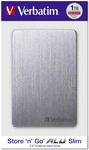 Verbatim Store 'n' Go Alu Slim Portable Festplatte 1 Tb Spacegrau