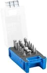 Hss Fr&auml;sstift Set 83 18-tlg. Zahnung 3 &Oslash; 12/8/6mm Schaft-&oslash; 6mm Universal...
