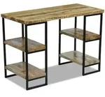 B&uuml;roschreibtisch Mangoholz 110&times;50&times;76 Cm Vidaxl