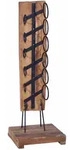 Vidaxl - Weinst&auml;nder F&uuml;r 6 Flaschen 35x35x100 Cm Massivholz Teak