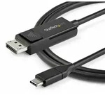 Startech.com Cdp2dp1mbd Usb-c Adapterkabel Schwarz 1 M