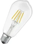 Ledvance Led-leuchtmittel Edison 60 Filament (5,5 W, E27, Transparent,