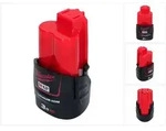 Milwaukee M12 B3 Batterie Rot 12 Volt 3 Ah