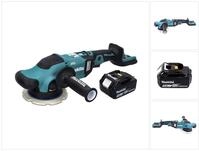 Makita Dpo 600 T1 Akku Exzenterpolierer 18 V 150 Mm Xpt Brushless + 1x Akku 5,0...
