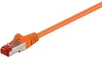 Cat 6 Patchkabel, S/ftp (pimf), Orange, Kupferkaschierter Aluminiumleiter (cca).