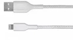 Belkin - Lightning Lade/sync Kabel 2m, Ummantelt, Mfi Zert, Wei&szlig;