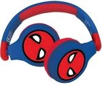 Spider-man Casque 2-en-1 Bluetooth Et Filaire Confortable Et Pliable Pour...