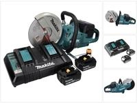 Makita Dce 090 Pg2x1 Akku Trennschleifer 36 V ( 2x 18 V ) 230 Mm Brushless + 2x...