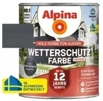 Wetterschutz-farbe Deckend Anthrazitgrau 2,5l - 951211 - Alpina