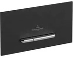 Villeroy&boch - Viconnect - Bet&auml;tigungsplatte E300, Schwarz Matt/ Chrom Matt