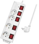 Steckdosenleiste Lps252, 4-fach, Wei&szlig; - Logilink