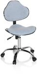 Kinderschreibtischstuhl / Kinderstuhl Kiddy Gti-3 Stoff Blau Hjh Office